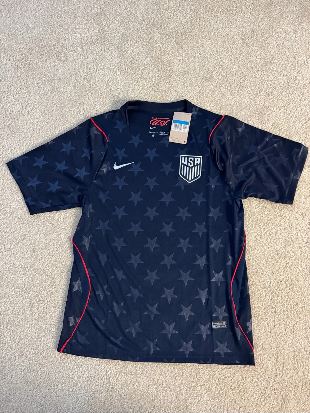 Team USA World Cup 2026 Nike Soccer Jersey - Size Medium - New